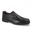 Zapato clásico con elásticos laterales en negro.
