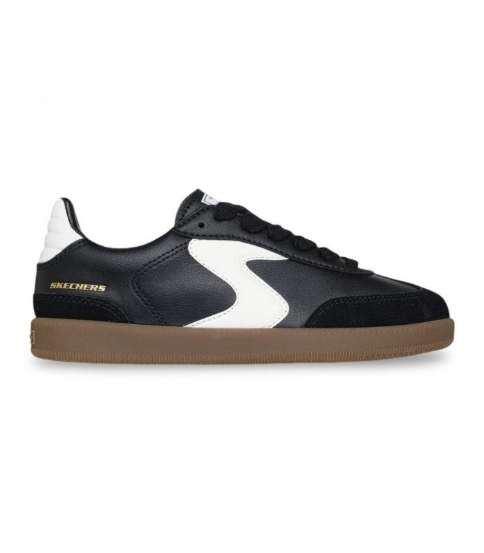 Deportivo tipo casco Skechers Hotshot Junior Varsity 418005L con suela caramelo y look universitario retro.