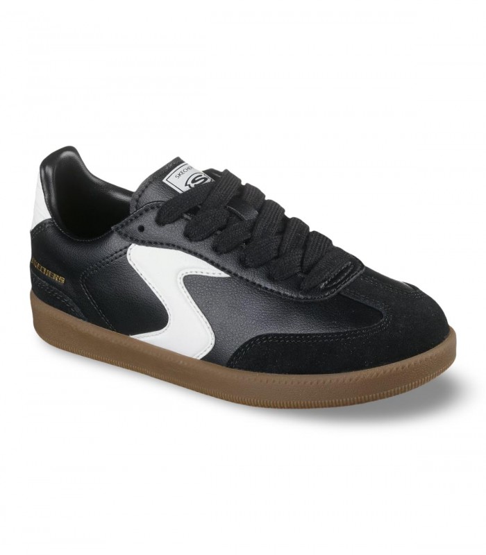 Deportivo tipo casco Skechers Hotshot Junior Varsity 418005L con suela caramelo y look universitario retro.