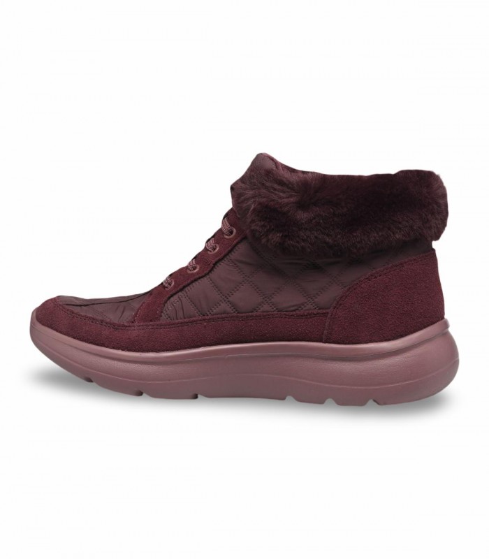 Botín Slip-ins Skechers On-The-Go Encore 144844 en marrón chocolate cálido y muy práctico.