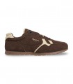 Deportivo retro Pepe Jeans Brit Boost M combinado en gris, cuero y azul