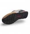 Deportivo retro Pepe Jeans Brit Boost M combinado en gris, cuero y azul
