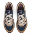 Deportivo retro Pepe Jeans Brit Boost M combinado en gris, cuero y azul