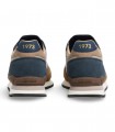Deportivo retro Pepe Jeans Brit Boost M combinado en gris, cuero y azul