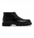 Botín Clarks Cleyhill Top en piel negra con suela dentada