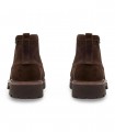 Bota Clarks Cleyhill Hi en serraje marrón con suela robusta dentada