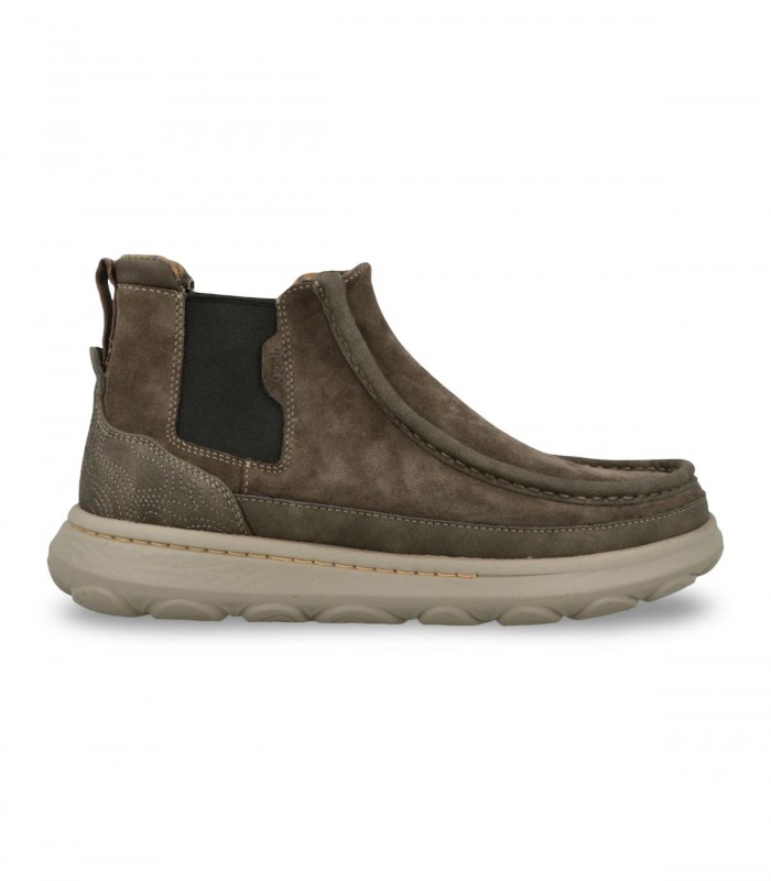 Botín Chelsea Jeep JM62020A en serraje verde Military para hombre