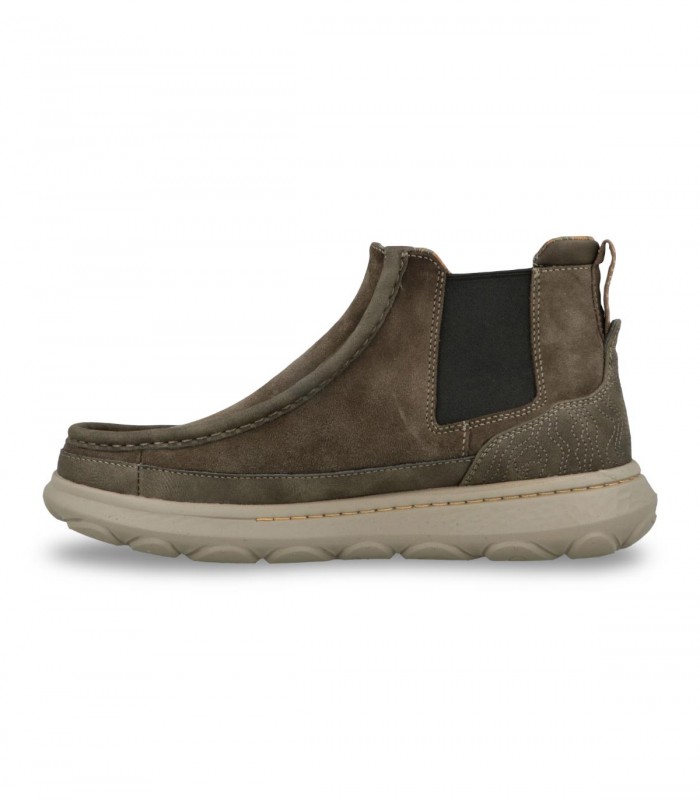 Botín Chelsea Jeep JM62020A en serraje verde Military para hombre