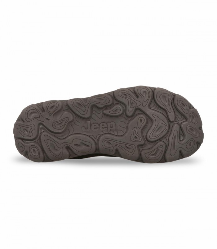 Botín Chelsea Jeep JM62020A marrón oscuro afelpado con suela flexible
