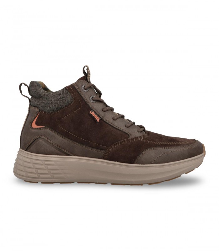 Botín Jeep JM62040A marrón con cordones