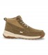 Botín sport náutico Natural World 8443 en serraje beige con cordones
