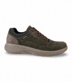 Zapato sport IGI & CO 2118411 en serraje café con cordones y Gore-Tex