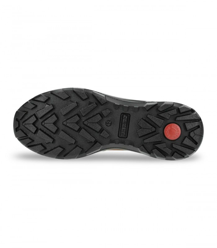Botín de cordones Nature N200 en piel negra con cremallera e impermeable