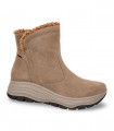 Botín IMAC 208247 en serraje taupe con membrana impermeable y suela ligera