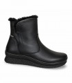 Botín IMAC 206158 en piel negra con membrana impermeable y suela ligera