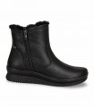 Botín IMAC 206158 en piel negra con membrana impermeable y suela ligera