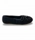 Francesita barefoot Eli Soft 57110 en velour negro con lazo fino