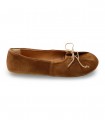 Francesita barefoot Eli Soft 57110 en velour sigaro de estilo clásico