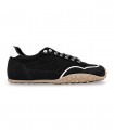 Deportiva barefoot Coqueflex Sena Black negra con suela caramelo y drop cero