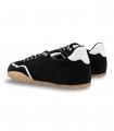 Deportiva barefoot Coqueflex Sena Black negra con suela caramelo y drop cero