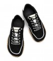 Deportiva barefoot Coqueflex Sena Black negra con suela caramelo y drop cero
