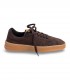 Deportiva barefoot Coqueflex Kaia Brown marrón de estilo casco con drop cero