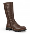 Bota alta Celia Company 3701 Zingaro Testa elástica con acabado grabado y suela track