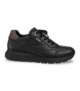 Deportivo IGI & CO 2172100 de piel negra impermeable Gore-Tex