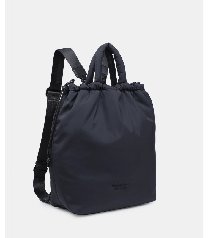 Bolso Pepe Moll 262452 negro en tejido técnico con asas acolchadas y cierre ajustable