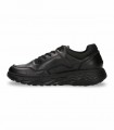 Zapato sport de cordones IGI & CO 2118400 en piel napa negra con Gore-Tex
