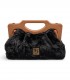 Bolso Pepe Moll 262421 negro en pelo suave con asa rígida