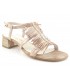 Sandalia Tacón mujer BARMINTON 8546 CUERO