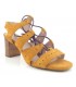 Sandalia Tacón mujer GIKO 14547 CUERO